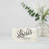 Carte De Visite Lash Extensions Beauty Consultant Expert (Debout devant)