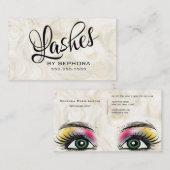 Carte De Visite Lash Extensions Beauty Consultant Expert (Devant / Derrière)
