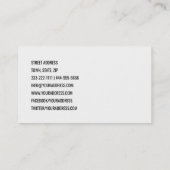 Carte De Visite Lash Extensions Eyelash profil femme photo (Dos)