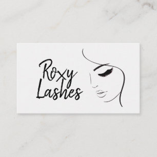 Carte De Visite Lash Extensions Eyelashes Brows Salon