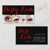 Carte De Visite Lash Extensions Lashes Beauté Cosmetologie Salon (Devant / Derrière)