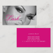 Carte De Visite Lash Extensions Lashes Beauté Cosmetologie Salon (Devant / Derrière)