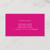 Carte De Visite Lash Extensions Lashes Beauté Cosmetologie Salon (Dos)