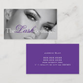 Carte De Visite Lash Extensions Lashes Beauté Cosmetologie Salon (Devant / Derrière)
