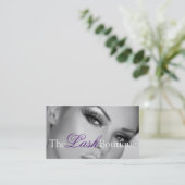 Carte De Visite Lash Extensions Lashes Beauté Cosmetologie Salon (Debout devant)