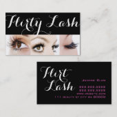 Carte De Visite Lash Extensions Lashes Beauté Cosmetologie Salon (Devant / Derrière)