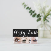 Carte De Visite Lash Extensions Lashes Beauté Cosmetologie Salon (Debout devant)