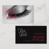 Carte De Visite Lash Extensions Lashes Beauté Cosmetologie Salon B (Devant / Derrière)