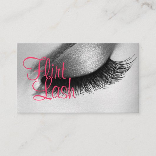 Carte De Visite Lash Extensions Lashes Beauté Cosmetologie Salon B (Devant)