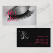 Carte De Visite Lash Extensions Lashes Beauty Cosmetology Salon (Devant / Derrière)