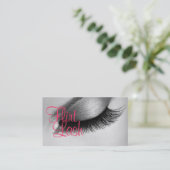 Carte De Visite Lash Extensions Lashes Beauty Cosmetology Salon (Debout devant)