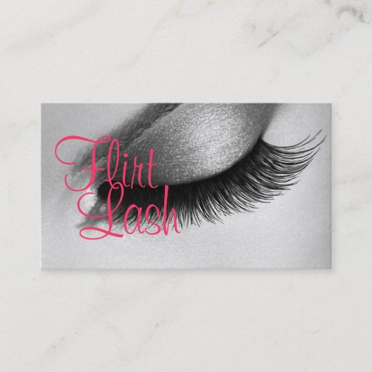 Carte De Visite Lash Extensions Lashes Beauty Cosmetology Salon (Devant)
