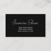 Carte De Visite Lash Extensions Lashes Beauty Cosmetology Salon (Dos)