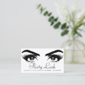 Carte De Visite Lash Extensions Lashes Beauty Cosmetology Salon (Debout devant)