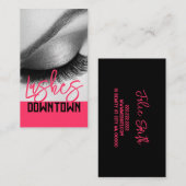 Carte De Visite Lash Extensions Salon de beauté (Devant / Derrière)