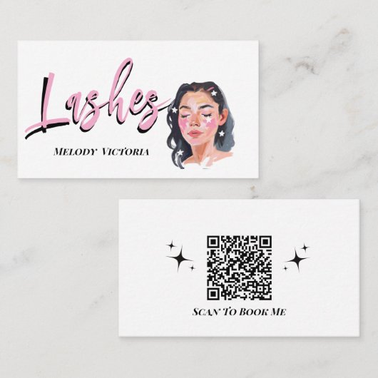 Carte de visite Lashes (Devant / Derrière)