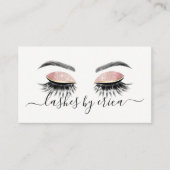 Carte De Visite Lashes Artiste maquillage Long Eyelash Extensions (Devant)