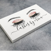 Carte De Visite Lashes Artiste maquillage Long Eyelash Extensions