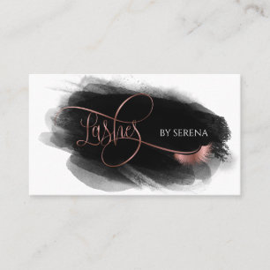 Carte De Visite Lashes Beauty Maquillage Girl Extension Lash Marbl