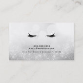 Carte De Visite Lashes Black Eyelashes Extensions maquillage étinc (Dos)