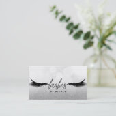 Carte De Visite Lashes Black Eyelashes Extensions Maquillage Glamo (Debout devant)