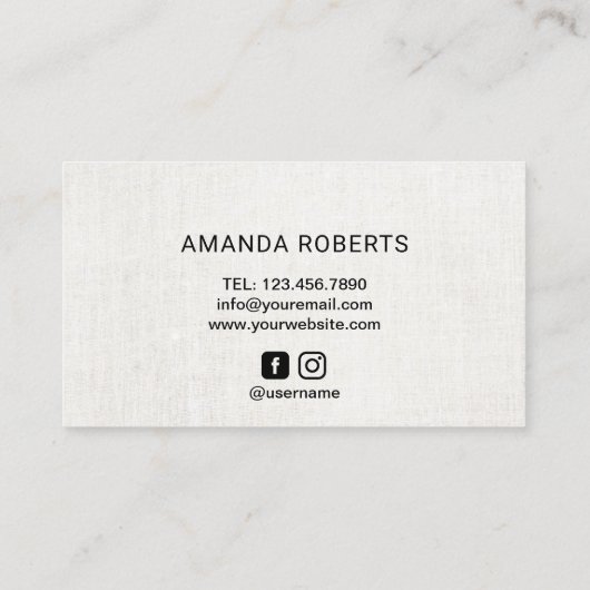 Carte De Visite Lashes Black Script Stiple Floral Extension (Dos)