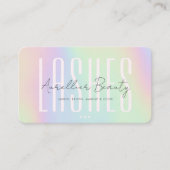Carte De Visite Lashes Bros maquillage Artiste Holographique Moder (Devant)