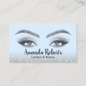 Carte De Visite Lashes & Brosses Microblading Parties scintillant  (Devant)