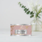 Carte De Visite Lashes & Brosses Microblading Parties scintillant (Debout devant)