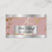 Carte De Visite Lashes & Brosses Microblading Parties scintillant (Devant)