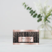 Carte De Visite Lashes & Brosses Microblading Parties scintillant (Debout devant)