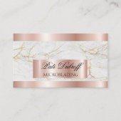 Carte De Visite Lashes & Brosses Microblading Parties scintillant (Devant)