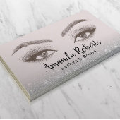 Carte De Visite Lashes & Brosses Microblading Pearl Beauty Salon