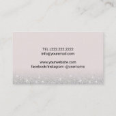 Carte De Visite Lashes & Brosses Microblading Pearl Beauty Salon (Dos)