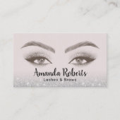 Carte De Visite Lashes & Brosses Microblading Pearl Beauty Salon (Devant)