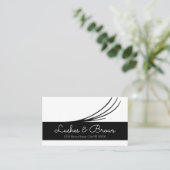 Carte de visite Lashes & Brows (Debout devant)