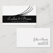 Carte de visite Lashes & Brows (Devant / Derrière)