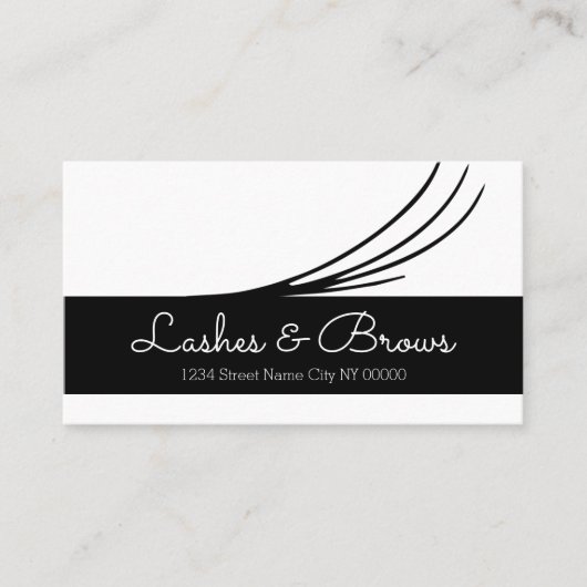 Carte de visite Lashes & Brows (Devant)
