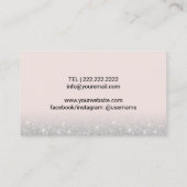 Carte De Visite Lashes & Brows Microblading Trendy Cream & Grey (Dos)