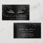 Carte De Visite Lashes de maquillage Eyelash Black Drivers Profess (Devant / Derrière)