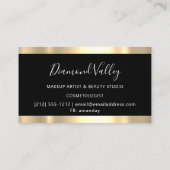 Carte De Visite Lashes de maquillage professionnel Parties scintil (Dos)