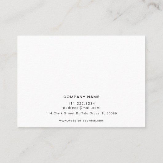 Carte De Visite Lashes Extensions après l'entretien Instructions M (Dos)