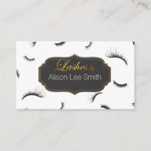 Carte De Visite Lashes Extraordinaires, maquilleur d'Eyelashes