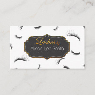 Carte De Visite Lashes Extraordinaires, maquilleur d'Eyelashes