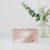 Carte De Visite Lashes Gold Lashes Beauté Maquillage Fille Lash (Debout devant)