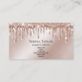 Carte De Visite Lashes Gold Lashes Beauté Maquillage Fille Lash (Dos)