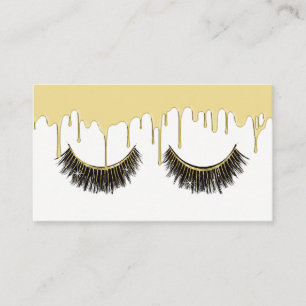 Carte De Visite Lashes maquillage Artiste de maquillage moderne Go