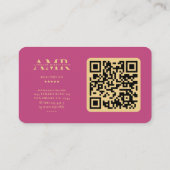 Carte De Visite Lashes Maquillage Nail Tech rose esthétique modern (Dos)