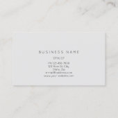 Carte De Visite Lashes professionnels Brosses logo maquillage Gold (Dos)