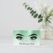 Carte De Visite *~* Lashes QR Brows Extensions parties scintillant (Debout devant)